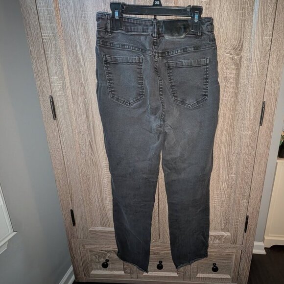 *3 FOR $9* Avec Les Filles High Rise Waisted Straight Leg Fit Dark Wash Pants 0 - Picture 2 of 5